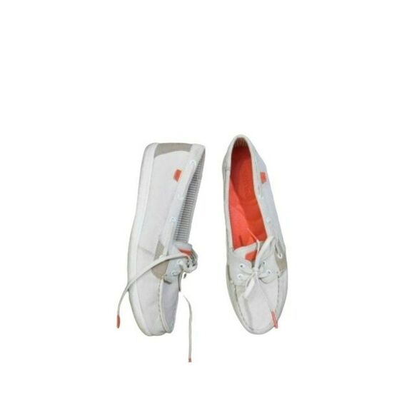 Sperry Top Sider Shoes - Sperry Size 8M Fabric Lace Up Casual Boat Shoes Rubber innersoles